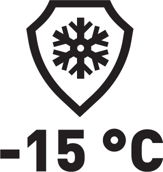 Frost Protection technológia - Az innovatív FrostProtection technológia lehetővé teszi a fagyasztó megfelelő működését -15 ° C környezeti hőmérsékletig.