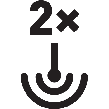 2x Booster – megnövelt teljesítmény