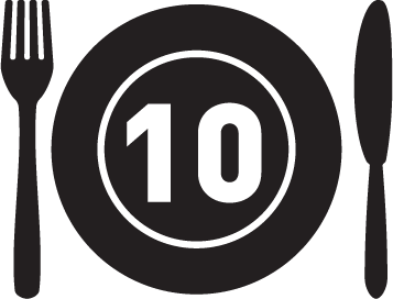 10 edénykészlet