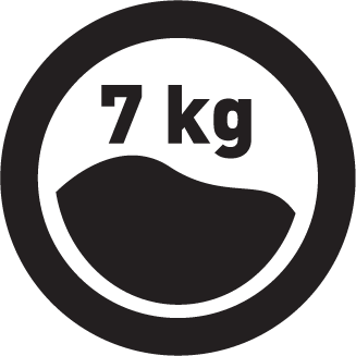 Töltet mennyiség 7 kg