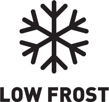 LowFrost-  párologtató új kialakítása egyenletesebb és hatékonyabb fagyasztást biztosít, ami alacsonyabb fogyasztást, de mindenekelőtt a gyakori leolvasztás igényének megszűnését eredményezi.